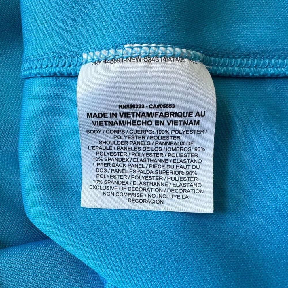 Nike Golf Dri-Fit Tour Performance Men Top Sz L 1/4 Zip Pullover Light Blue Gray