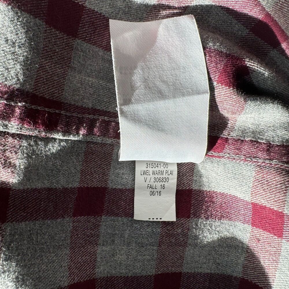 Banana Republic Shirt Men Sz S Red Gray Plaid Lightweight Flannel Casual
