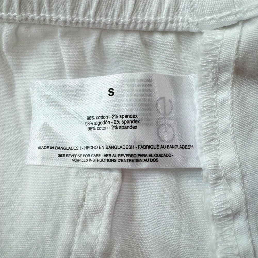 Gloria Vanderbilt Ladies White Utility Short Size S Zipper Pockets