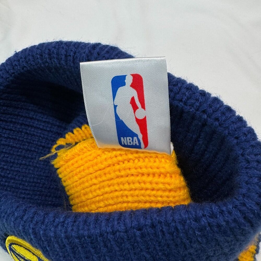 Golden State Warriors Cuffed PomPom Knit Beanie