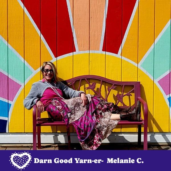 Darn Good Yarn Women's Recycled Sari Wrap Skirt Reversible Boho