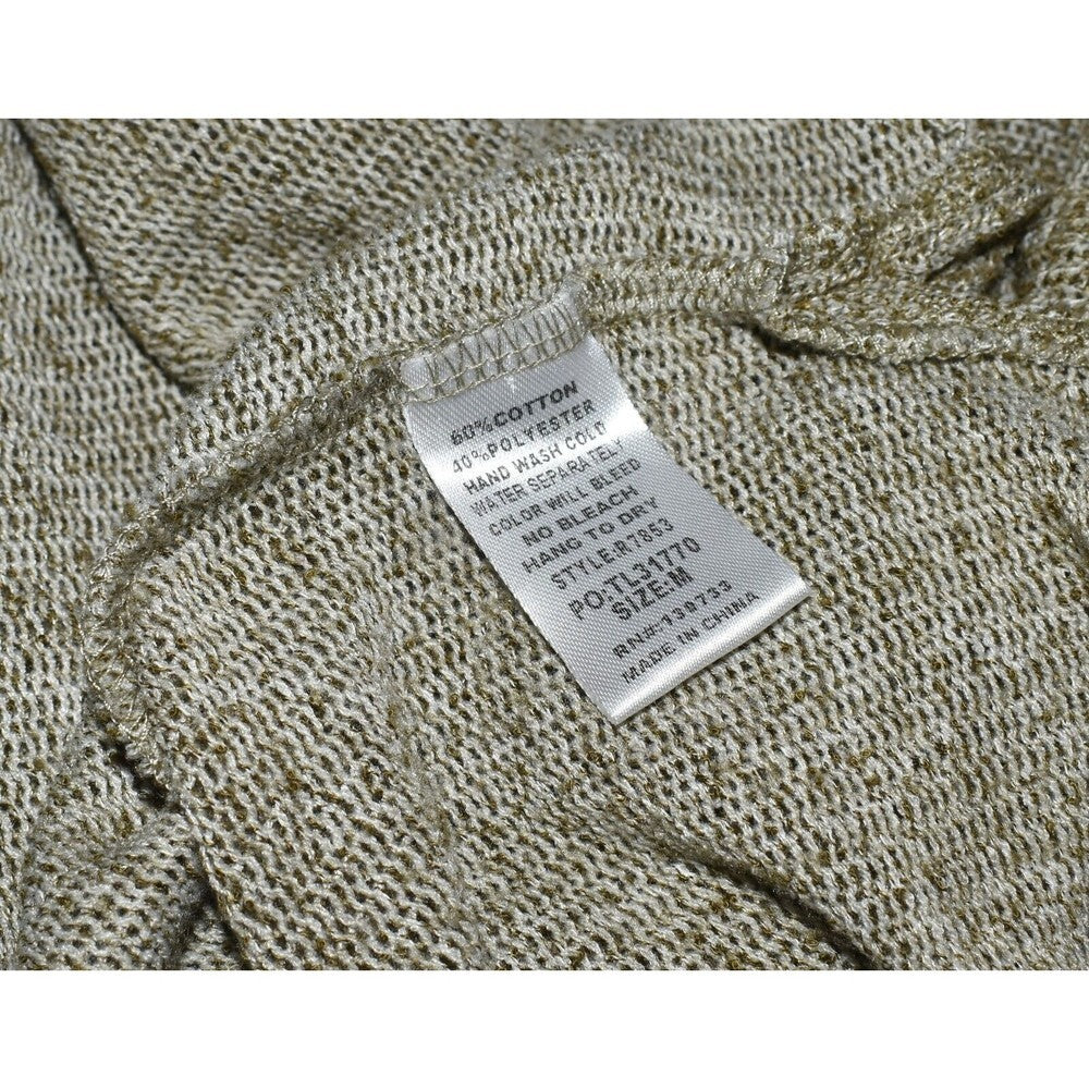 Umgee Womens Sweater Olive Green Lightweight - Size Medium