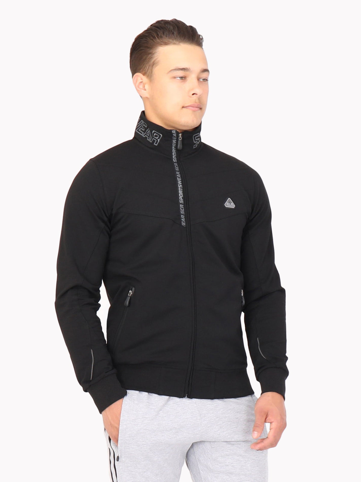SCR Sportswear Men's All-Day Comfort Full Zip Sweatshirt