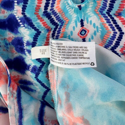 XHILARATION Tank Top Women Sz XL Sheer Multicolor
