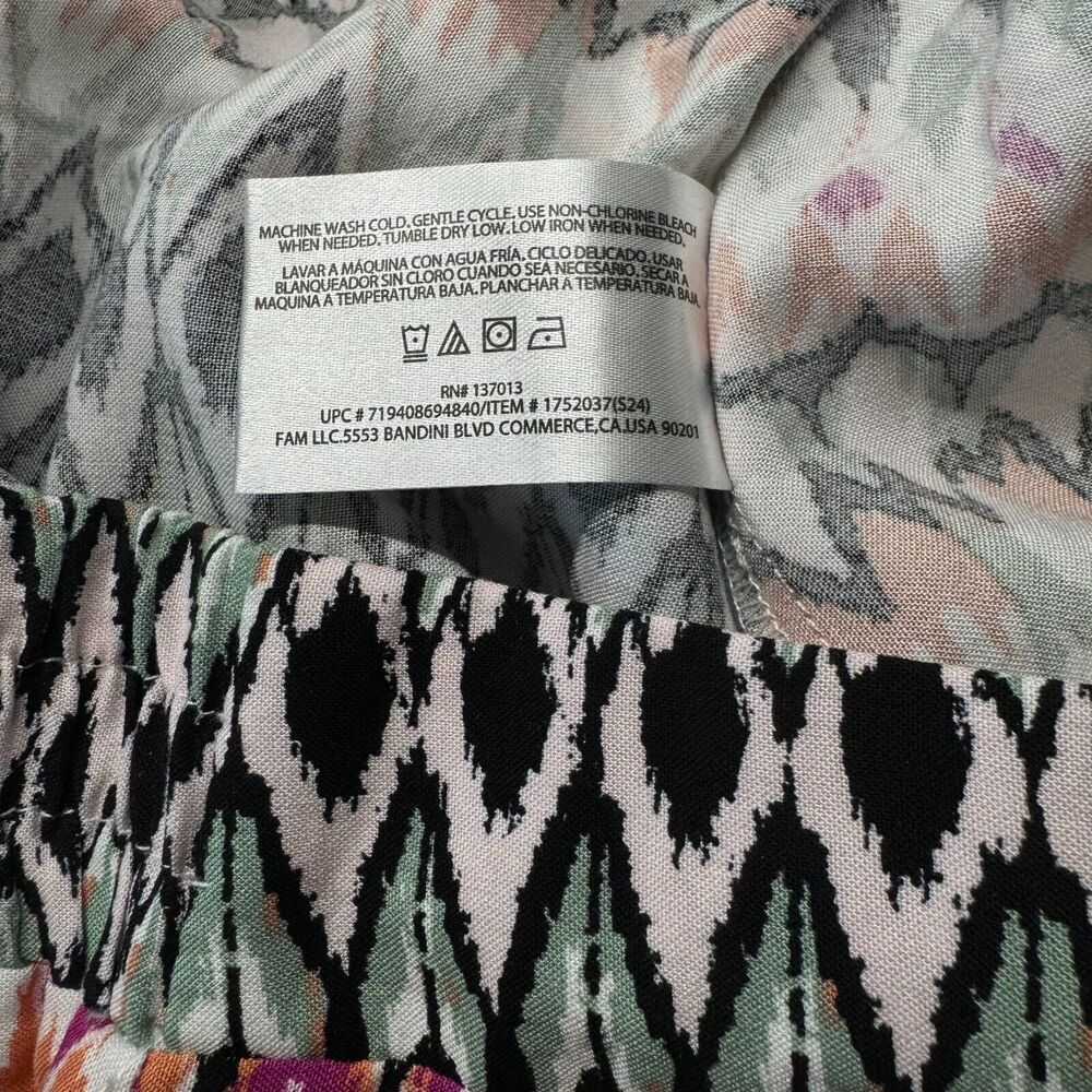 Wildfox Women Pull-On Shorts Sz S Orange Multicolor Relaxed Fit Pockets