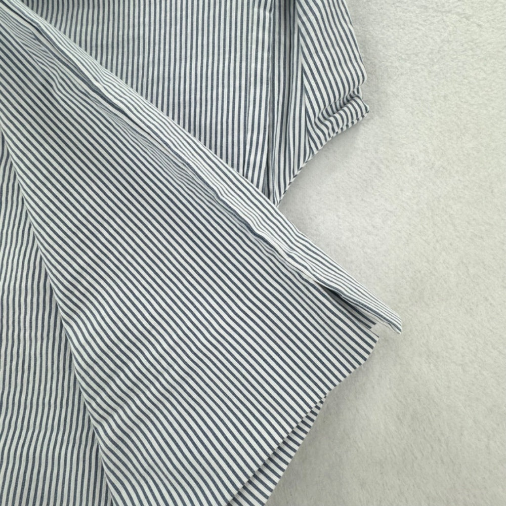 Hilary Radley Ladies Ankle Pant Sz XXL Off White Blue Pull-on