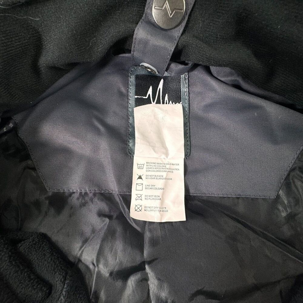 Pulse Snow Jacket Men Sz M Insulated Detachable Hoodie Teal Green-Blue Charcoal