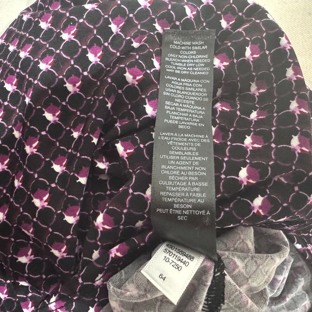 White House Black Market Women Sz XXS Top Square Cowl Neckline Pleated Shoulder