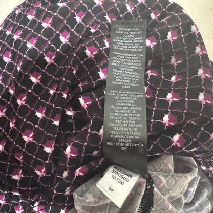 White House Black Market Women Sz XXS Top Square Cowl Neckline Pleated Shoulder
