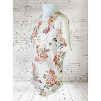 Buffalo David Bitton Women Sz M NWT Blouse Patch Pocket Back Keyhole