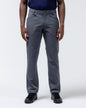 Black Crest men's Passage Chino pants in charcoal gray, front view showing straight-leg fit and tailored casual style.