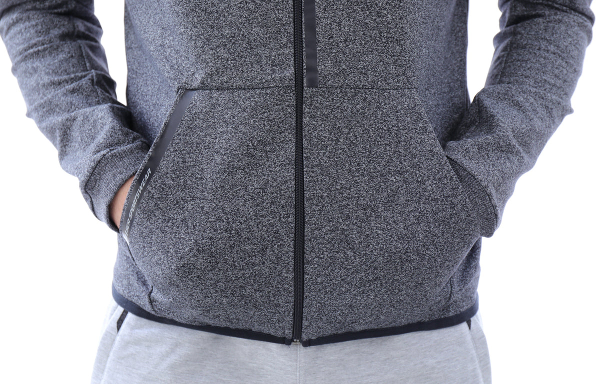 SCR Sportswear Men's All-Day Comfort Full-Zip Hooded Sweatshirt
