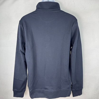 Ted Baker Men Navy Sweater Sz M Pullover 1/4 Zip Long Sleeve NWT B2011