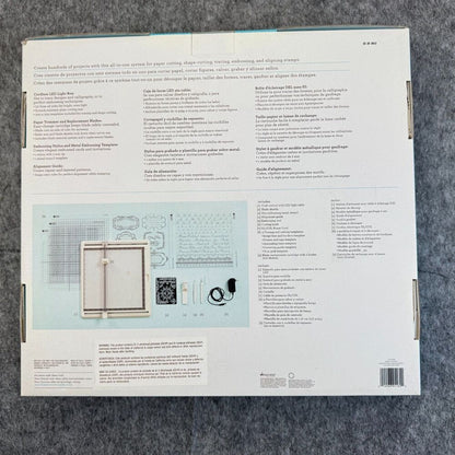 Martha Stewart Crafts LED Light Table Trimmer Station 12” Square Glass NEW M2019