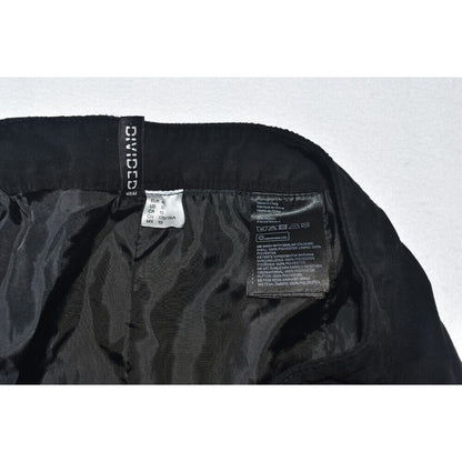 H&M Divided Women’s Black A-Line Mini Skirt Back Zip