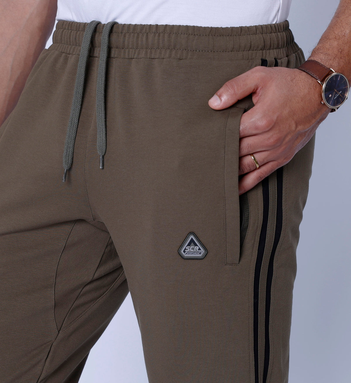 SCR Sportswear Men's Ultimate Flex Straight-Leg Athletic Sweatpants