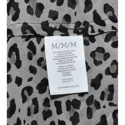 Cabi Top 2 Piece Sz M Leopard Print Flutter Ruffle Tank