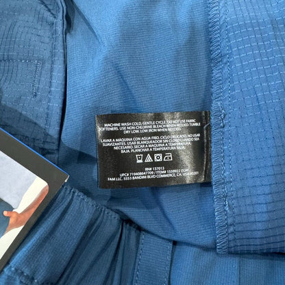 Banana Republic Men Shorts  Sz 36 Blue Comfort Waist Stretch Wicking Flat Front