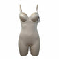 SPANX Suit Your Fancy strapless underwire cupped mid-thigh shaping bodysuit in champagne beige, size Large NWT