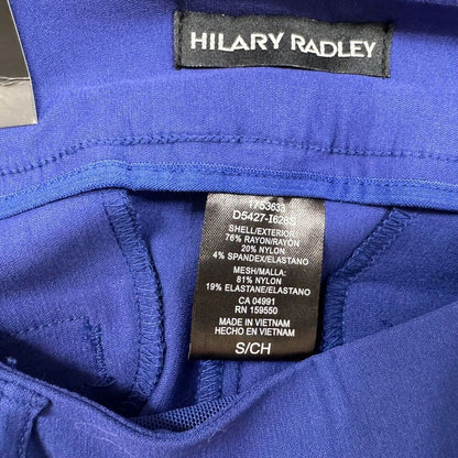 Hilary Radley Women Mid-Rise Sz S Stretch Pull-On Ankle Pant Mazarine Blue