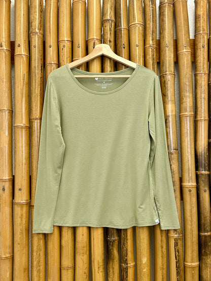 Spun Bamboo Women's Bamboo Long Sleeve Lounge Top