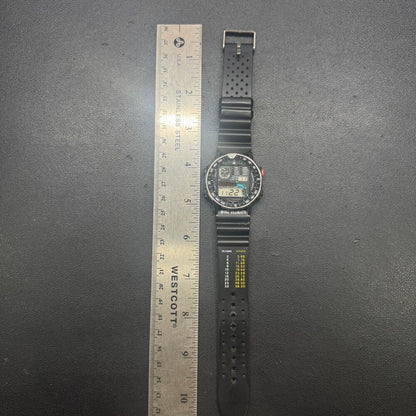 Vintage Citizen Wind Velocity Digital Watch 42-8035 Water Resist