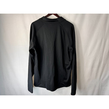Kombi Top Sz XXL Black Ski Snowboarding Long Sleeve 1/4 front zipper