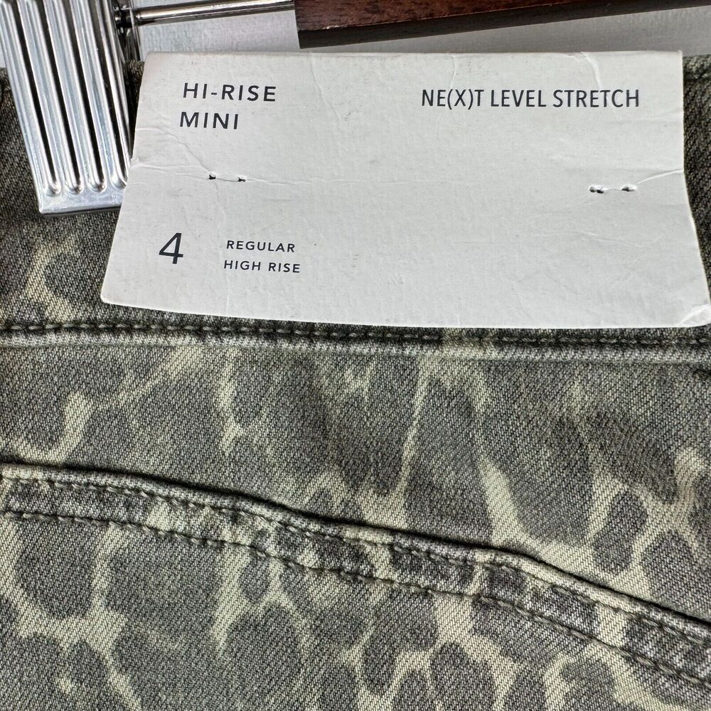 American Eagle Next Level Ladies Mini Skirt Sz 4 Stretch Camouflage Hi Rise