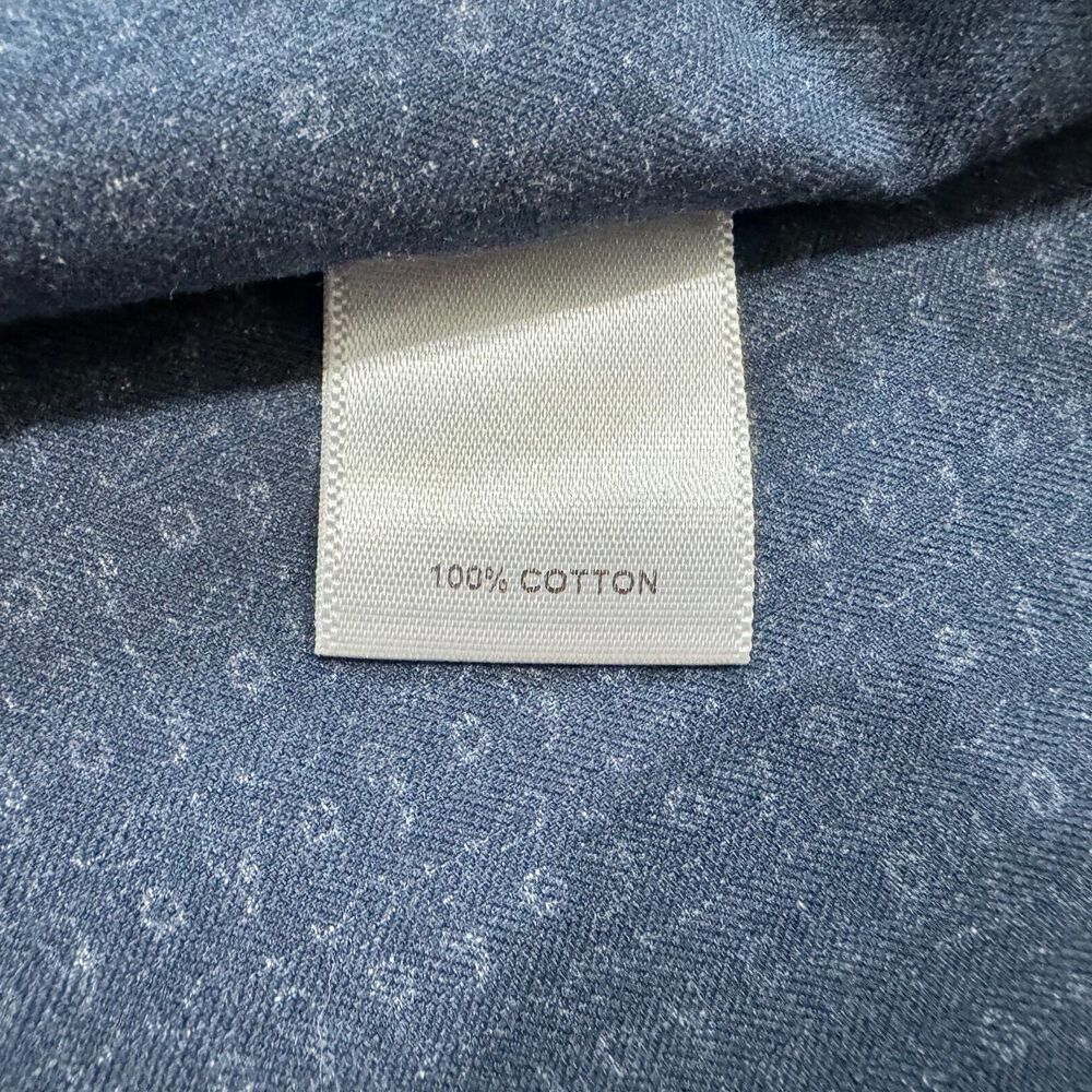Daniel Cremieux Collection Men Shirt Sz M Blue White Long Sleeve Button Front