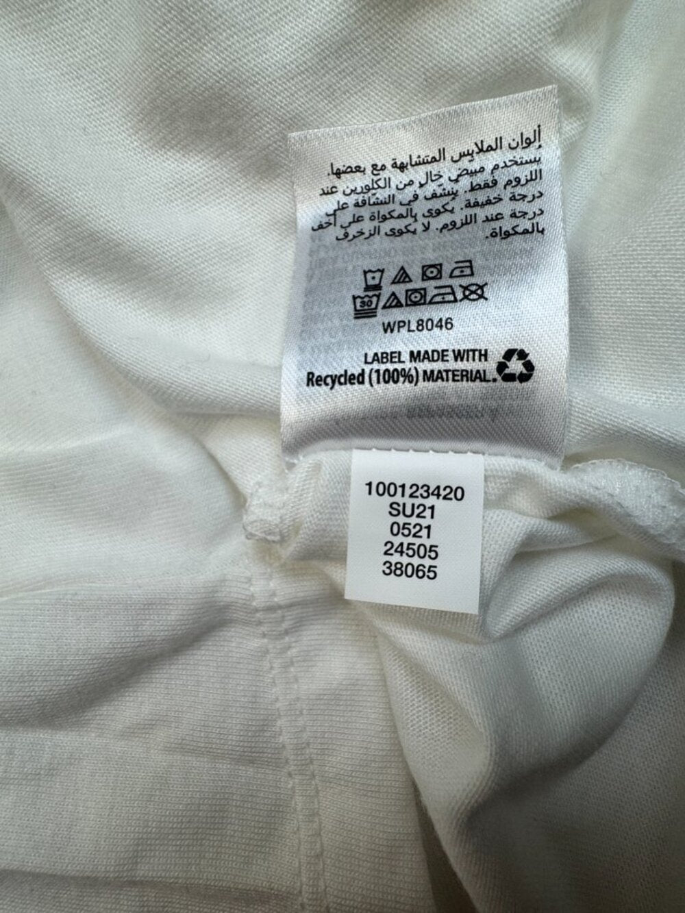 Karen Scott Women Top Sz S White Metallic Beads Tied Short Sleeves NWT