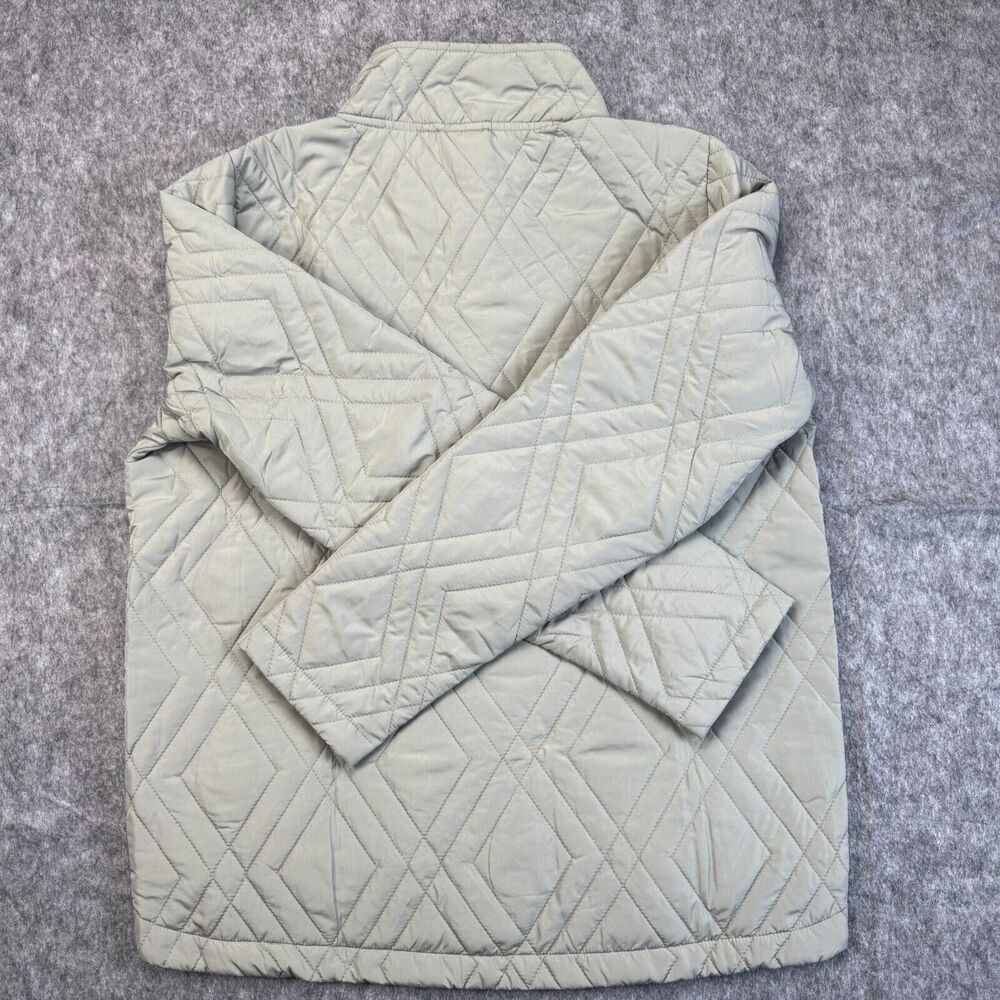 Voyager Ladies XXL LtGreen Quilted Jacket Water Resistant Lightweight NWT B2068