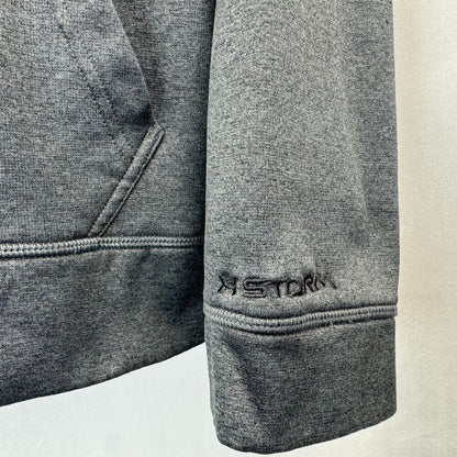 Under Armour Storm Men Hoodie Sz M Charcoal Sweatshirt Fleece Long Sleeve