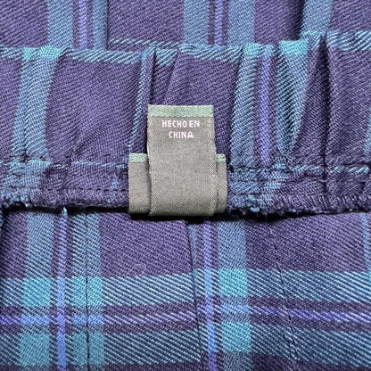 Wild Fable Plaid Skirt Sz S Pleated Blue Green School Girl