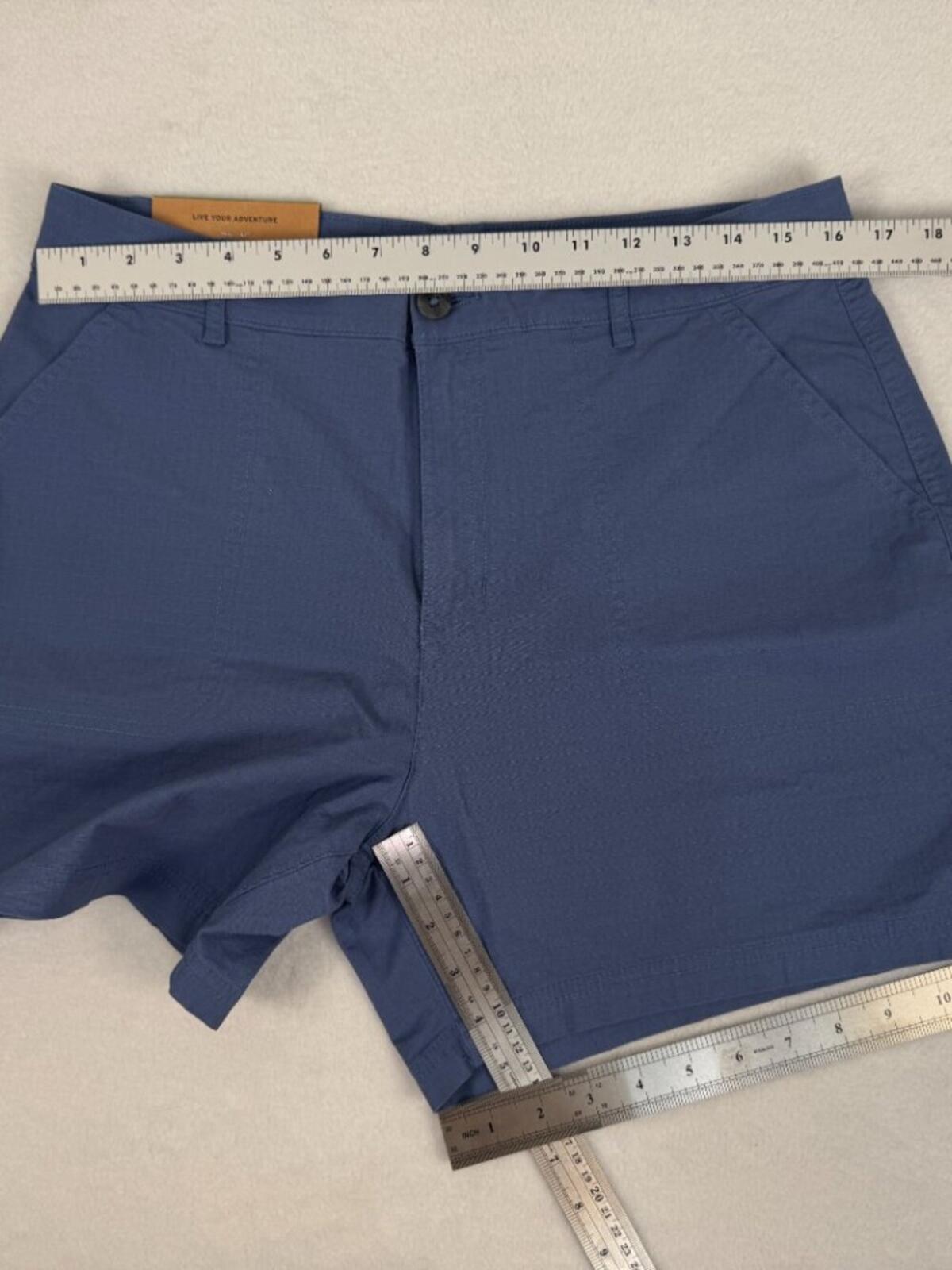 NWT Eddie Bauer Women's Ripstop Shorts Size 12 Blue Outdoor Hiking Travel B2248