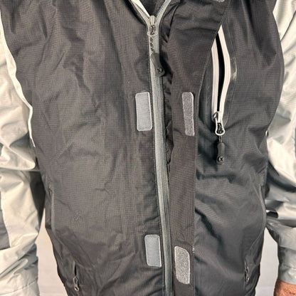 Xersion Snow Jacket Men Sz XL Waterproof Black Charcoal Gray