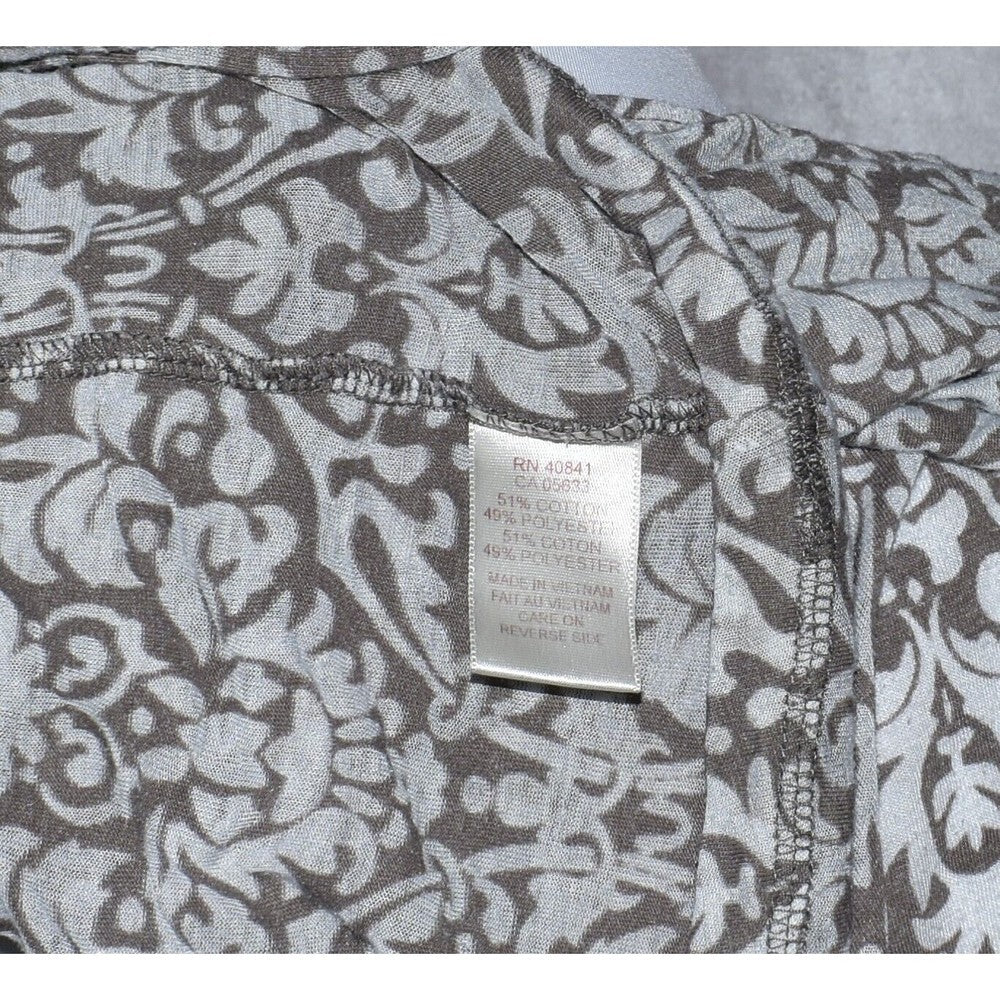 Aventura women's top taupe pullover long sleeve - Size M