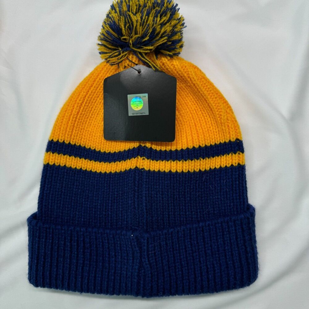 Golden State Warriors Cuffed PomPom Knit Beanie