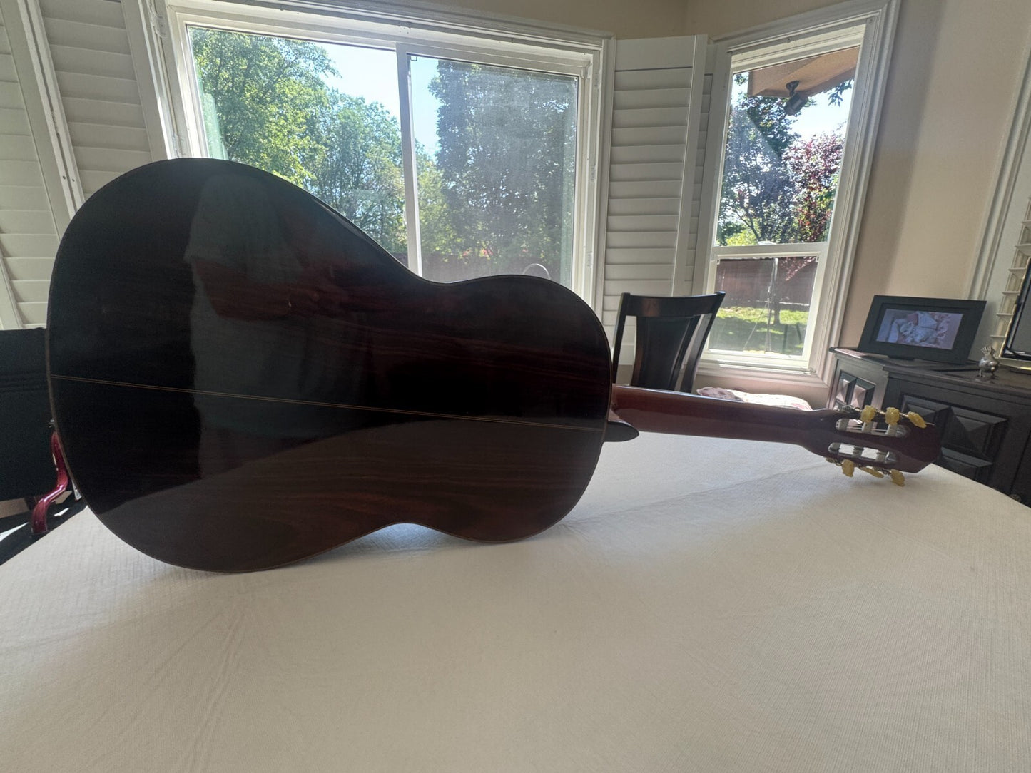 Vintage Carlos Model 236 acoustic classical guitar made in Korea, no case.