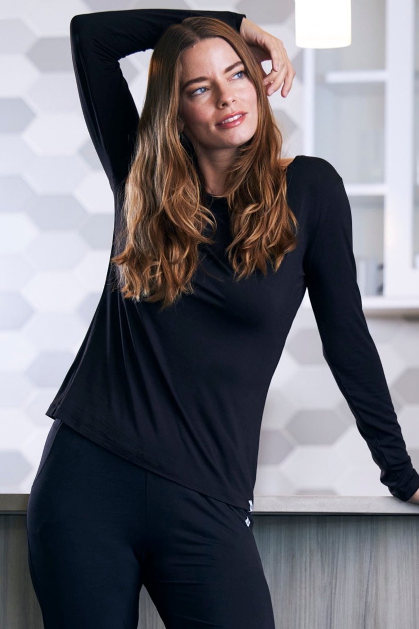 Spun Bamboo Women's Bamboo Long Sleeve Lounge Top