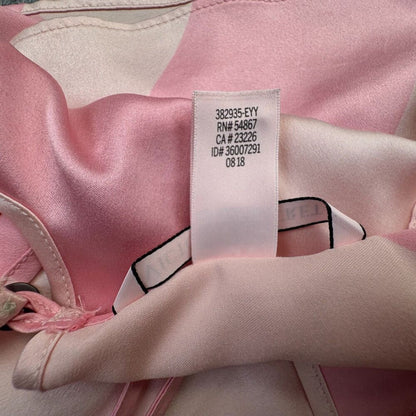 Victoria’s Secret Sz M Pink Stripe Camisole Satin Cropped