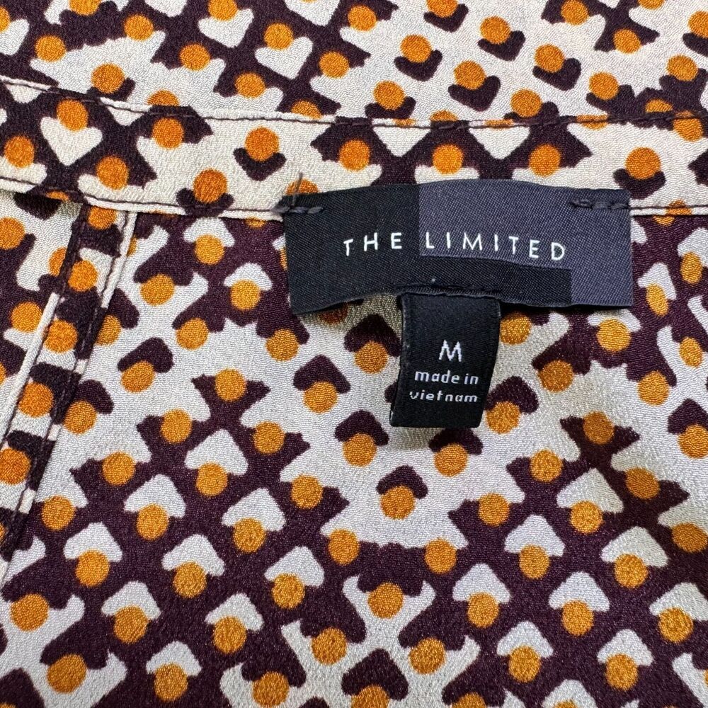The Limited Ladies Top Sz M Cap Sleeves Boat Neck Back keyhole