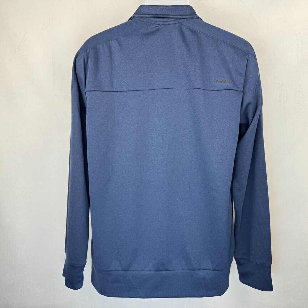 Spyder Active Jacket Men Size M Blue Full Zip Pockets Long Sleeve