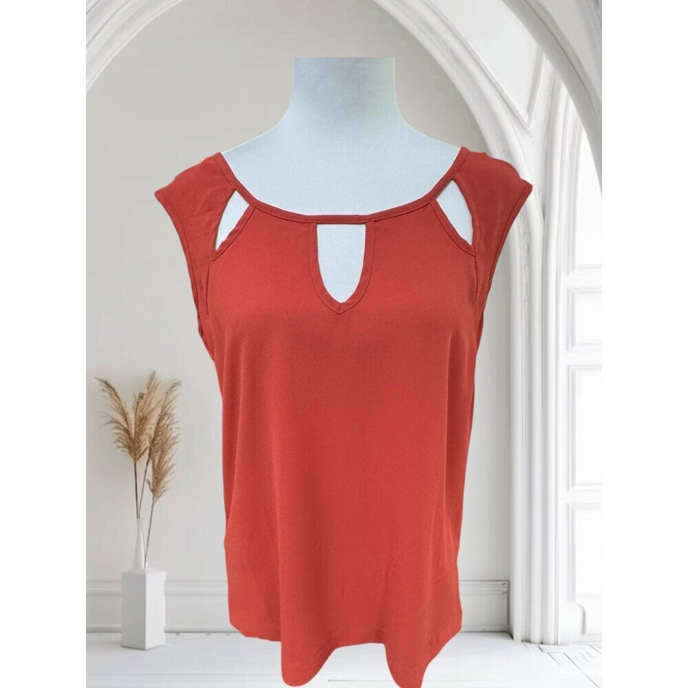 Love21 by Forever 21 Top Sz XS NWT Sheer Short Sleeve Cut Out