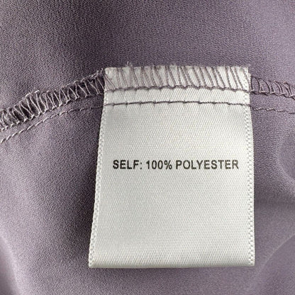 Rose + Olive Blouse Sz XS Lavender Sleeveless V-Neck pleated front