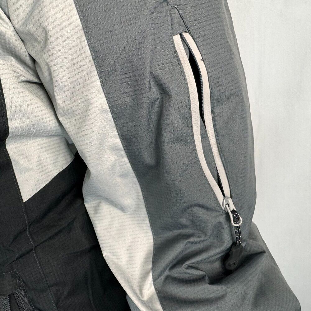 Xersion Snow Jacket Men Sz XL Waterproof Black Charcoal Gray