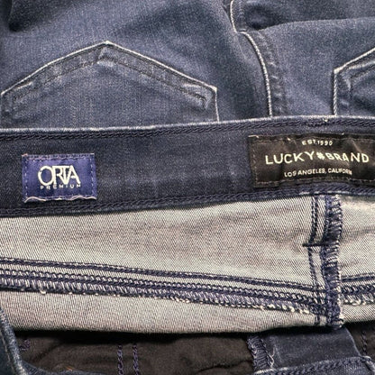 Lucky Brand Ava Skinny Jeans Sz 2/26 Dark Wash Blue Denim