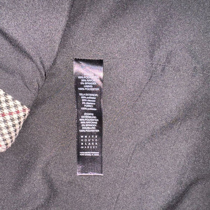 White House Black Market Ladies Mini Skirt Sz 00 Plaid Straight Career