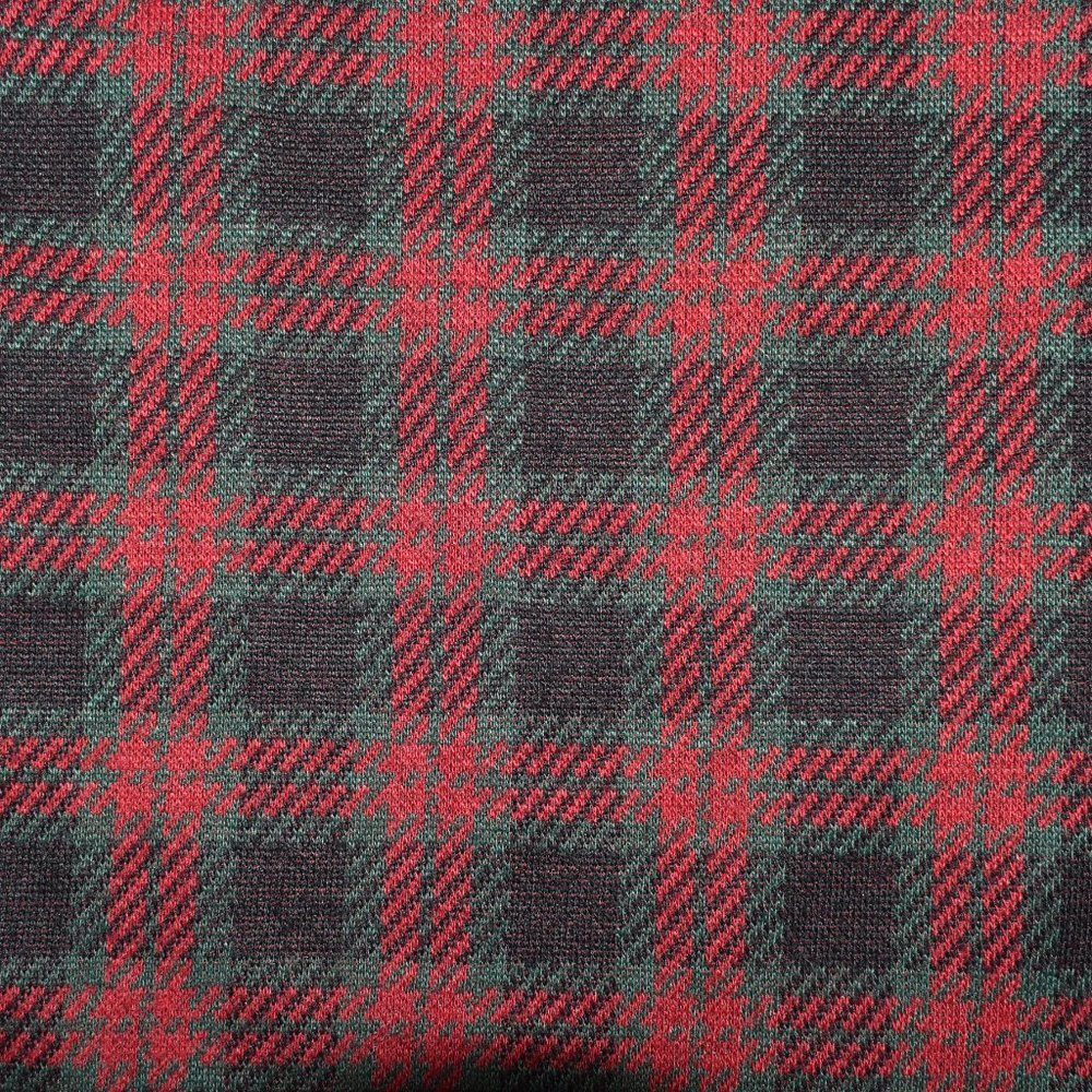 BHS Women’s Pencil Skirt Size 10 Red Green Black Plaid Check