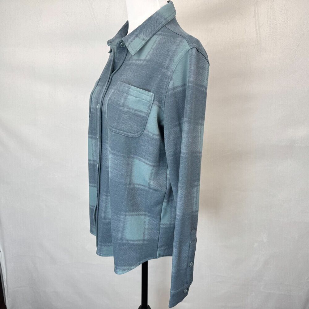 32 Degrees Heat Ladies Sz S Fleece Shirt Plaid Button Down Long Sleeve