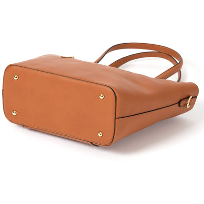 GreaterGood Bow & Hearts Paw Print Faux Leather Handbag